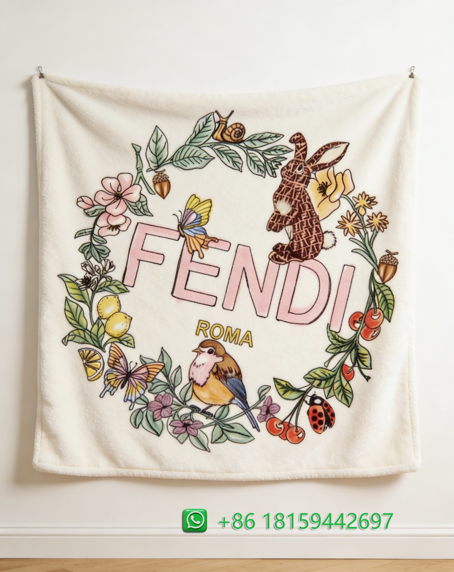 Fendi Throw Blankets